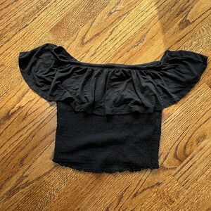 Abercrombie Off the Shoulder Crop Top